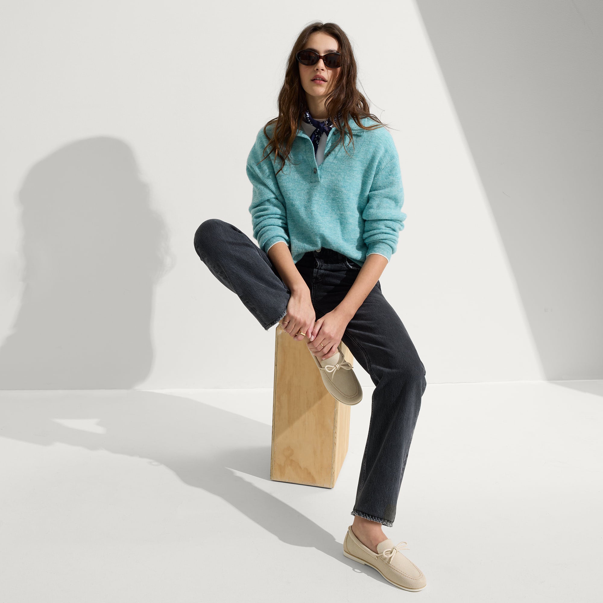 The Boat Shoe - Sea Foam